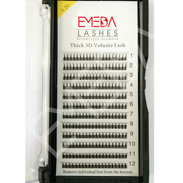 Super soft 3D single eyelash extension SD041